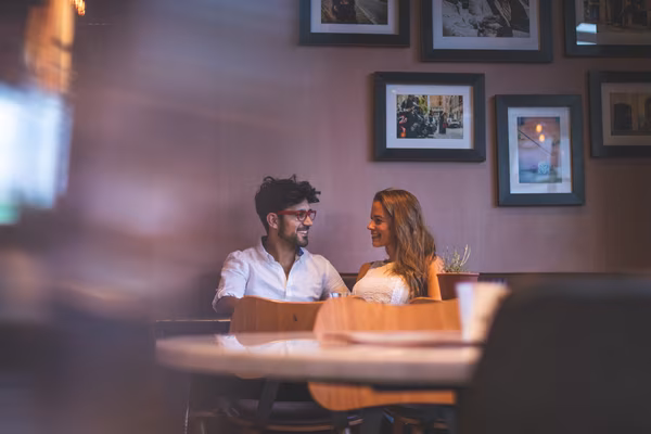 Couple on a date